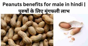 Peanuts benefits for male in hindi पुरुषों के लिए मूंगफली लाभ